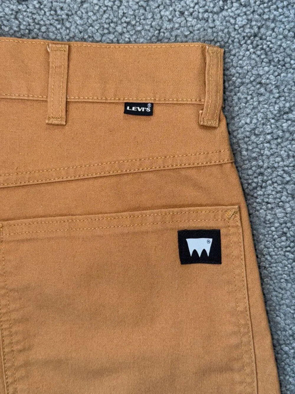 Levi’s Skateboarding Cropped Carpenter Pants Duck Canvas Brown Sugar - Sz. 36x27